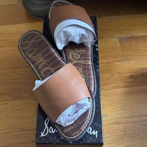 Sam Edelman Brown Slide Sandals for Men